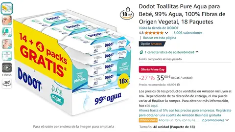 Toallitas Dodot Toallitas Dodot