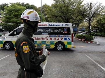 Imagen de archivo de una ambulancia de Bangkok