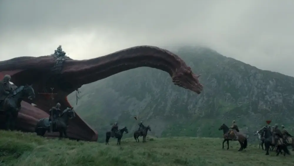 Caraxes, el dragón de Daemon Targaryen en La Casa del Dragón