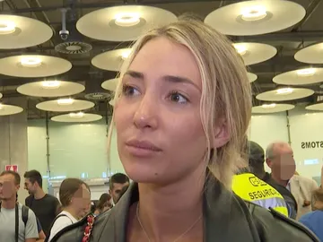 Alice Campello llega a Madrid tras la Eurocopa Alice Campello llega a Madrid tras la Eurocopa