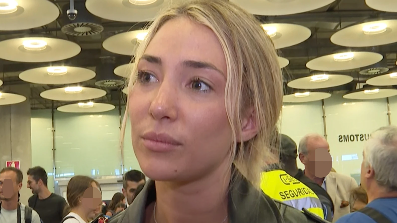 Alice Campello llega a Madrid tras la Eurocopa