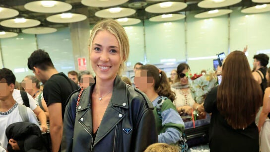 Alice Campello llega a Madrid despu&eacute;s de la Eurocopa