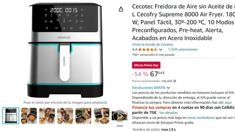 Freidora de aire Freidora de aire