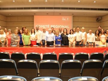 Presentación de la renovación de la Comisión Ejecutiva Regional del PSOE