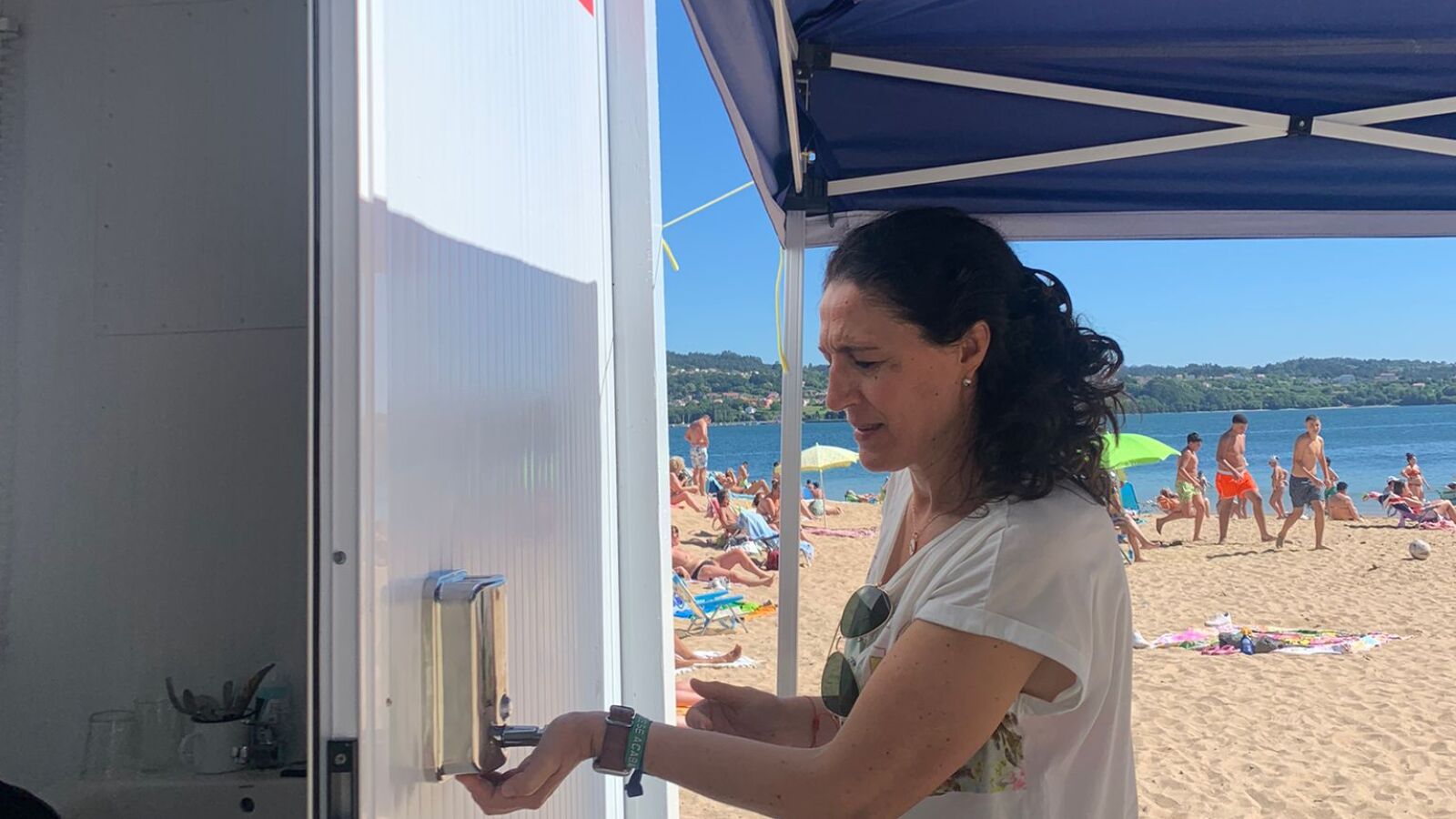 Crema solar gratis para los bañistas en las playas del Concello de Ferrol