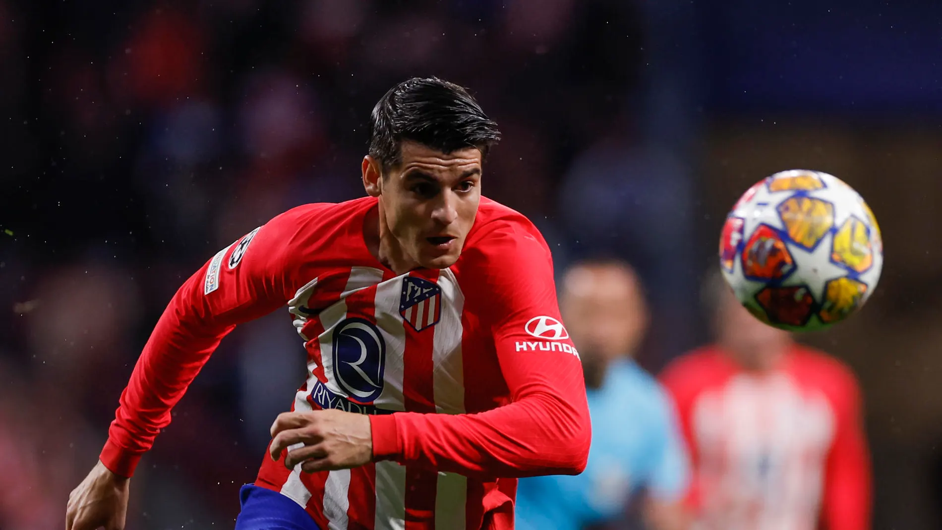 Morata, en un partido con el Atlético de Madrid Morata, en un partido con el Atlético de Madrid