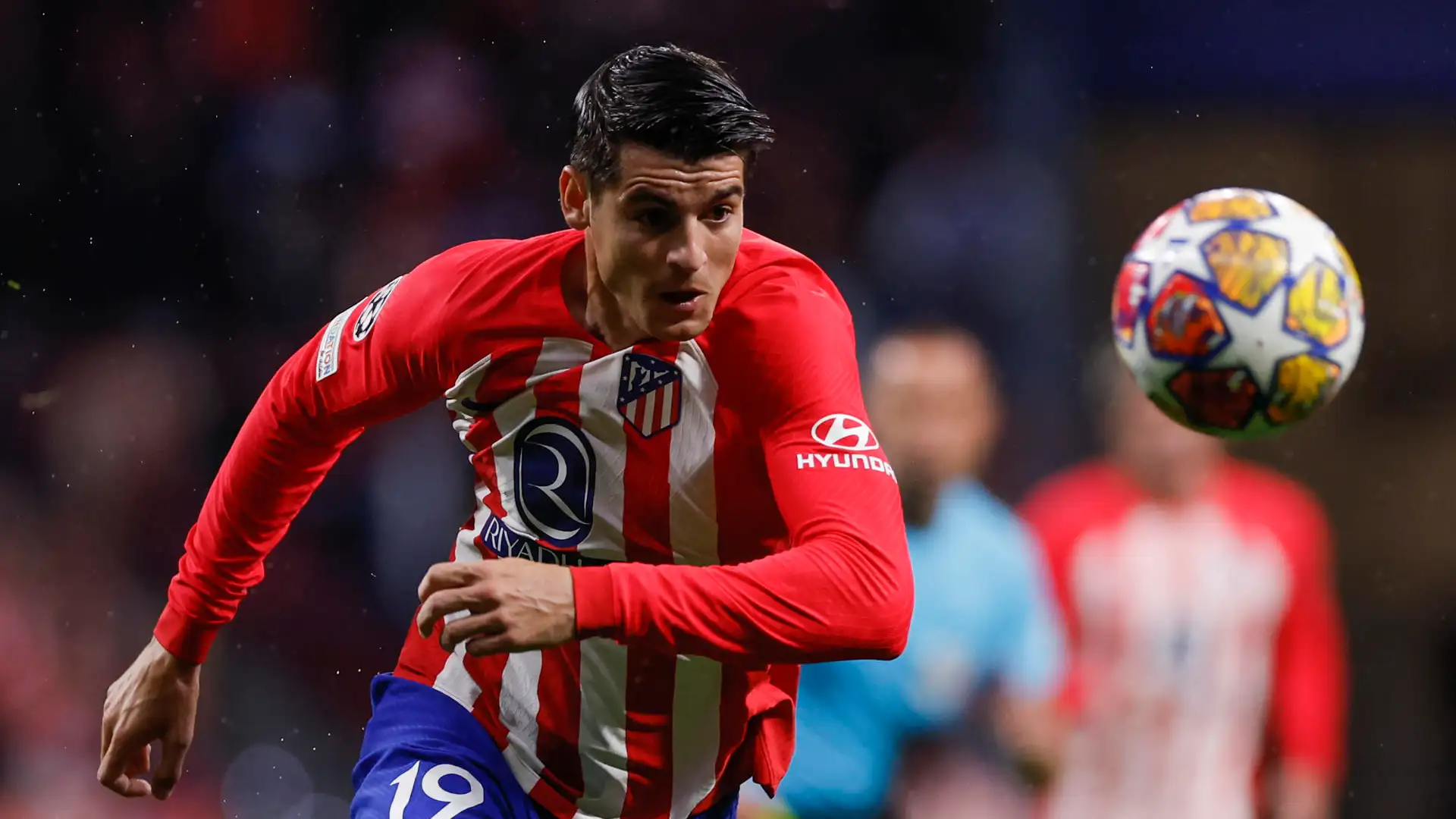 Morata, en un partido con el Atlético de Madrid Morata, en un partido con el Atlético de Madrid