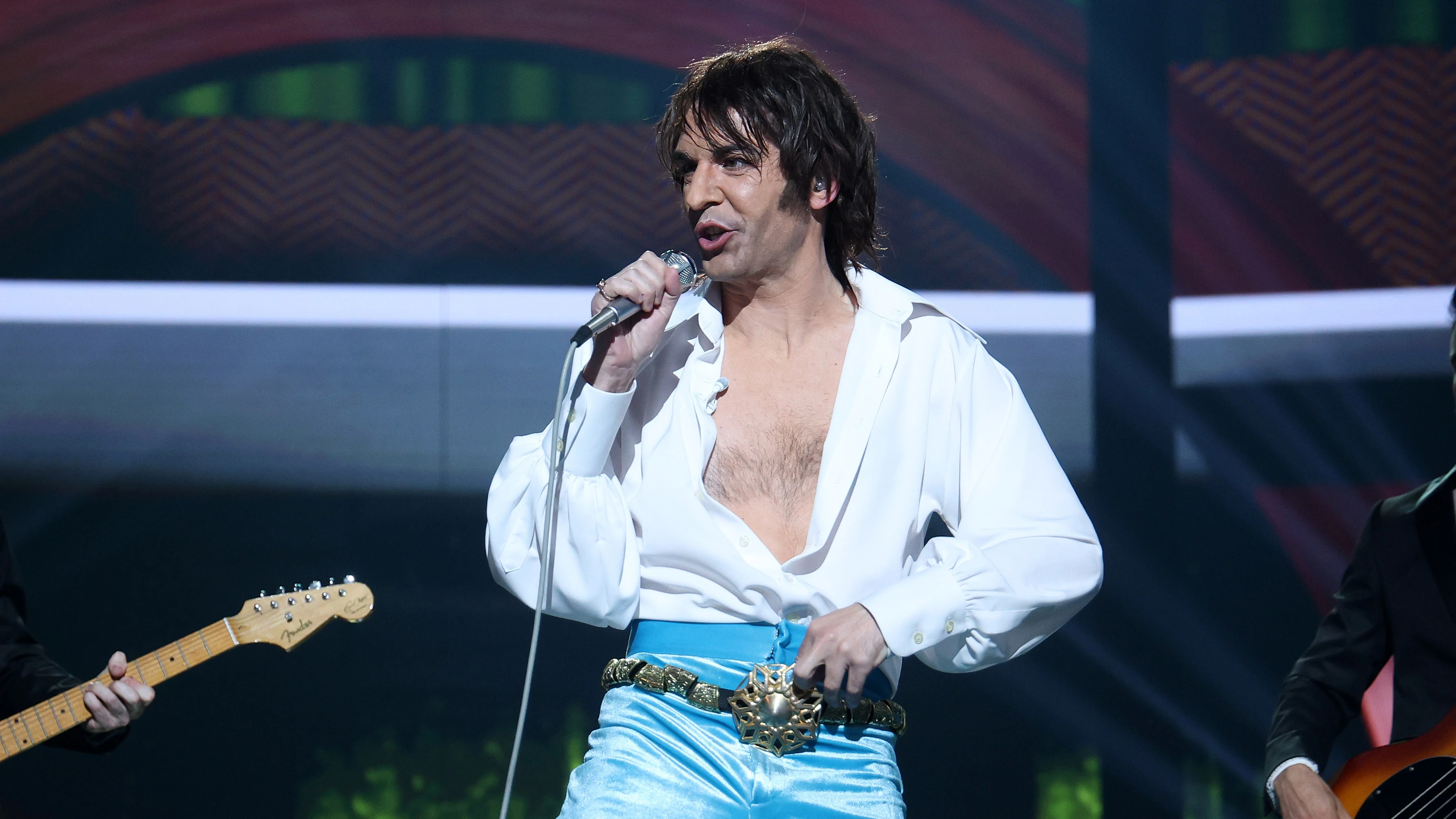 Los dos momentos más felices de Juanra Bonet: "Cuando hice de Sandro y cantar con Fran Perea" Los dos momentos más felices de Juanra Bonet: "Cuando hice de Sandro y cantar con Fran Perea"