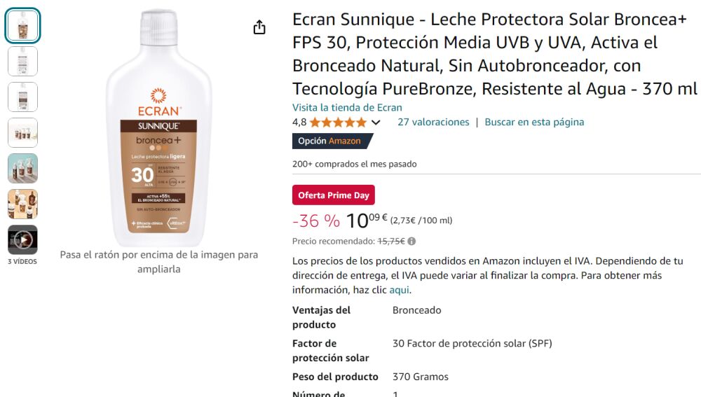 Protege tu piel este verano: Cremas solares con descuento este Amazon ...