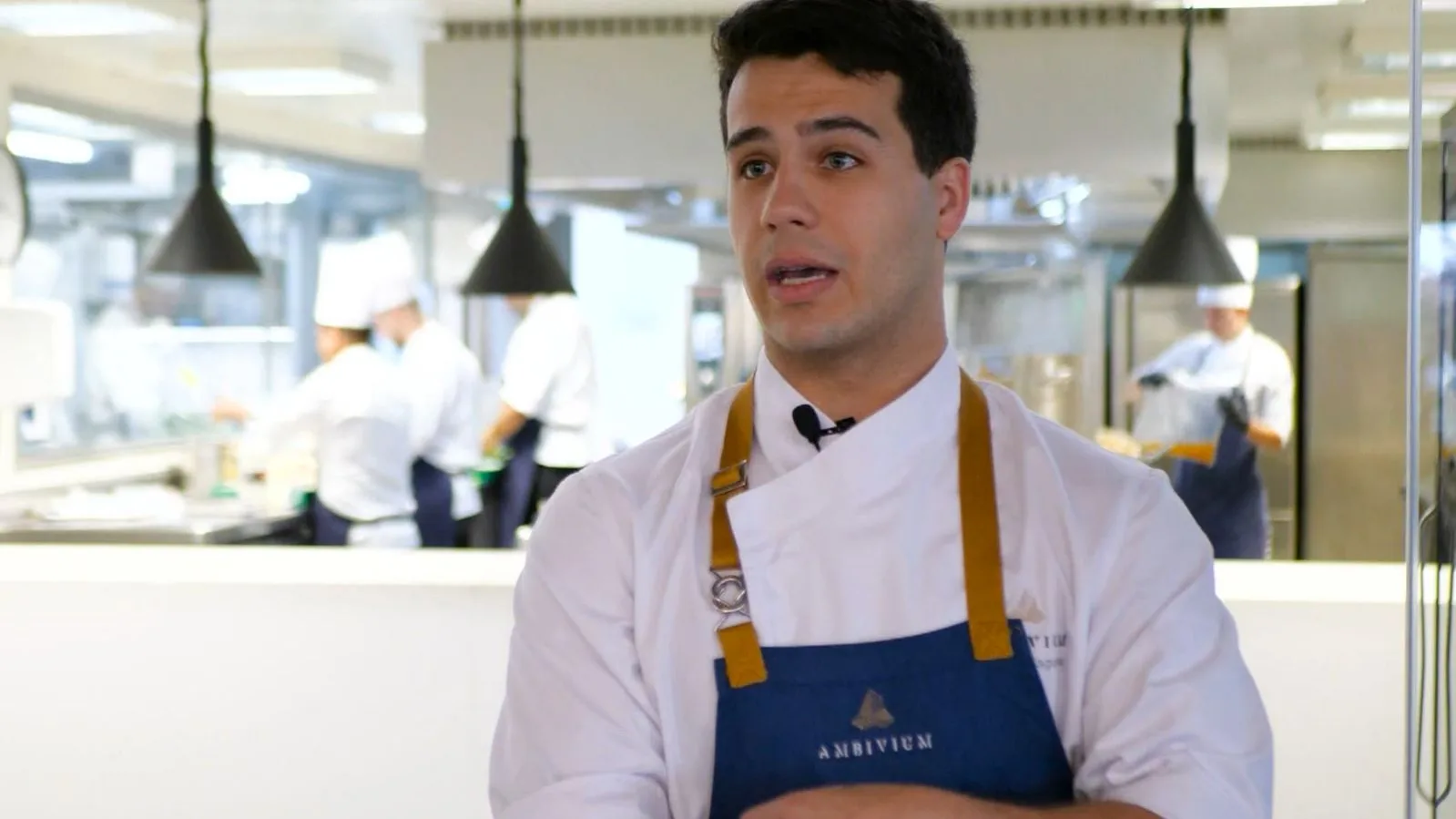 Andrés Esgueva, exjugador de hockey y promesa de la alta cocina Andrés Esgueva, exjugador de hockey y dueño de un restaurante con estrella Michelín