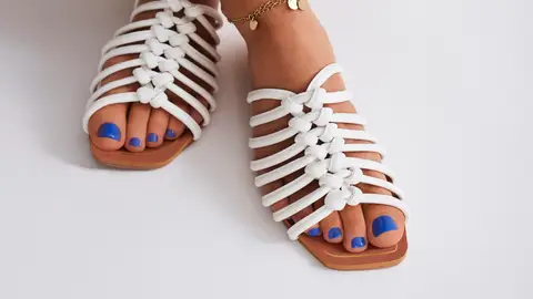 Pedicura azul Pedicura azul