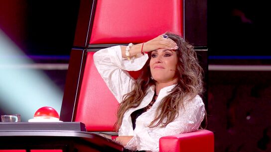 Mal&uacute; emocionada en La Voz