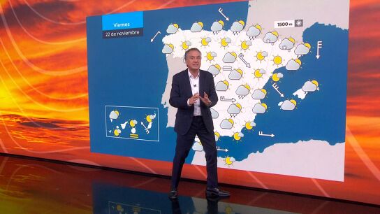 Roberto Brasero y la previsi&oacute;n del tiempo del fin de semana