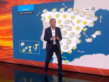 Roberto Brasero y la previsión del tiempo del fin de semana