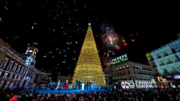 Encendido de luces de navidad en la Puerta del Sol 2023