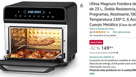 Freidora de aire Ufesa Freidora de aire Ufesa