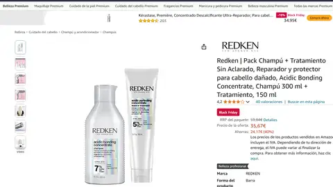 Redken Acidic Bonding Concentrate: Champú y Tratamiento sin aclarado Redken Acidic Bonding Concentrate: Champú y Tratamiento sin aclarado