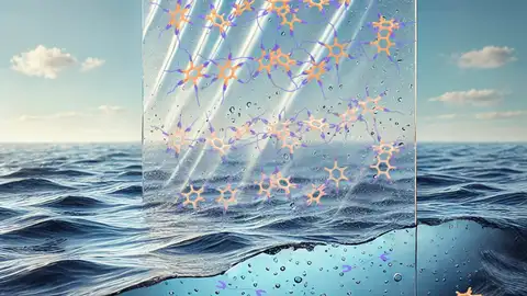 Representación artística del nuevo plástico Representación artística del nuevo plástico