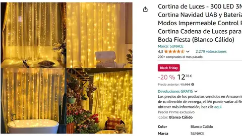 Cortina de luces Cortina de luces