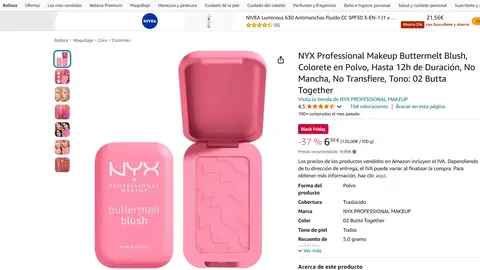 NYX Professional Makeup Buttermelt Blush NYX Professional Makeup Buttermelt Blush