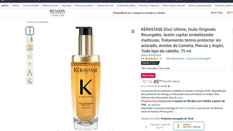 Kérastase Elixir Ultime: aceite capilar multiusos Kérastase Elixir Ultime: aceite capilar multiusos
