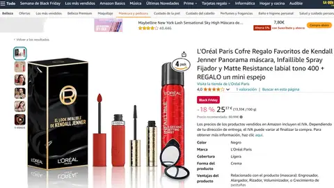 Máscara de pestañas L'Oréal Paris Voluminous Panorama Máscara de pestañas L'Oréal Paris Voluminous Panorama