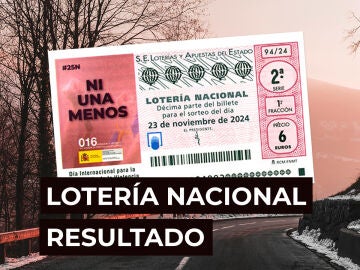 Sorteo Lotería Nacional: Comprobar décimo de hoy sábado 23 de noviembre, en directo