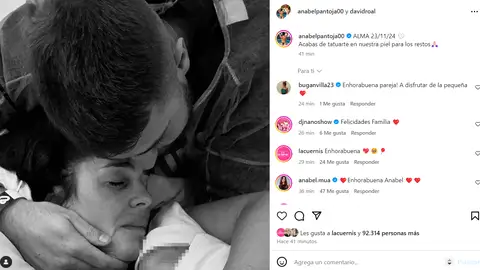 Anabel Pantoja da a luz a su primera hija Anabel Pantoja da a luz a su primera hija
