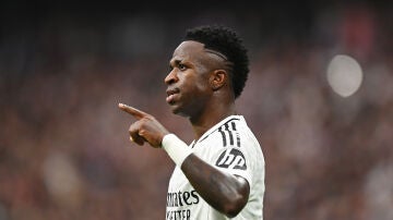 Vinicius durante el partido ante Osasuna