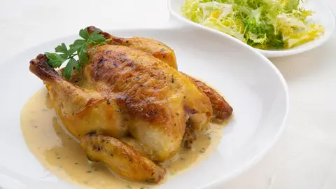 Picantones a la naranja Picantones a la naranja