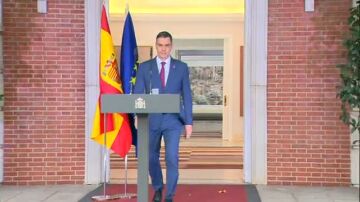 Declaración institucional de Pedro Sánchez