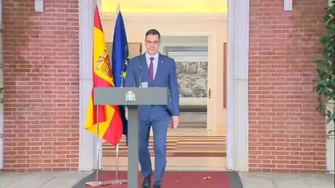 Declaración institucional de Pedro Sánchez Declaración institucional de Pedro Sánchez