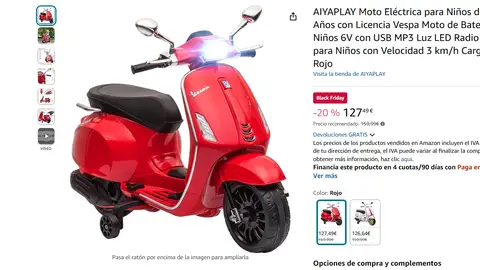 Vespa para niños y niñas Vespa para niños y niñas