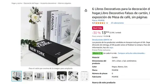 Libro decorativo Libro decorativo