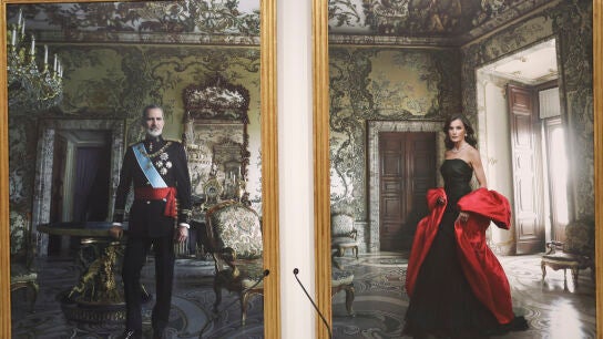 Rey Felipe VI y reina Letizia retratados por Annie Leibovitz