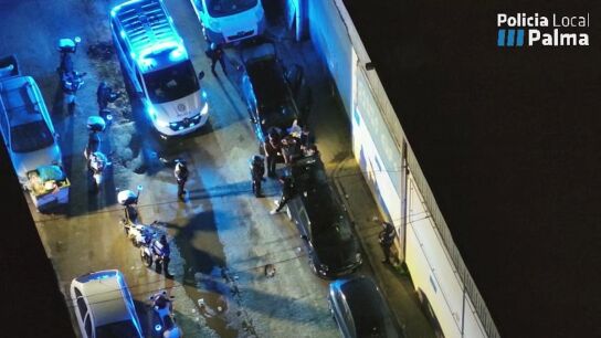Dron de Polic&iacute;a Local de Palma vigila los pol&iacute;gonos industriales