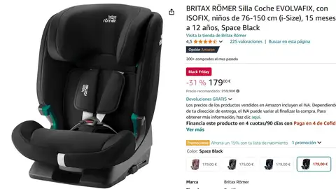 Sillita para coche Britax Römer Sillita para coche Britax Römer
