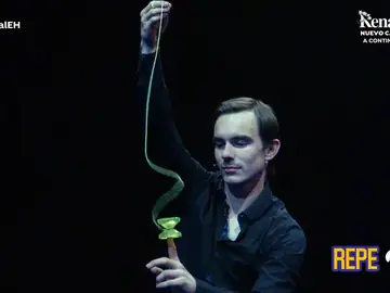Ciencia, arte y física: así ha sido la actuación del campeón europeo de yoyó en El Hormiguero Ciencia, arte y física: así ha sido la actuación del campeón europeo de yoyó en El Hormiguero