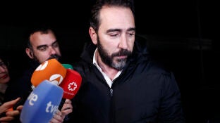 El empresario V&iacute;ctor de Aldama este jueves a la salida de la c&aacute;rcel de Soto del Real