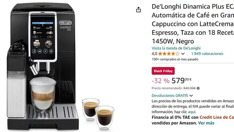Cafetera De Longhi Dinamica Plus Cafetera De Longhi Dinamica Plus