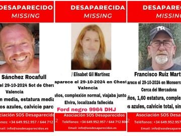 Las historias de las 5 personas que siguen desaparecidas tras la DANA