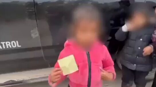 Ni&ntilde;a frontera Estados Unidos