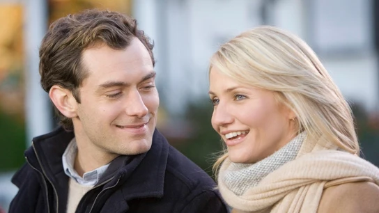 Jude Law y Cameron Diaz en The Holiday Jude Law y Cameron Diaz en The Holiday
