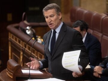 Feijóo, en el Congreso de los Diputados