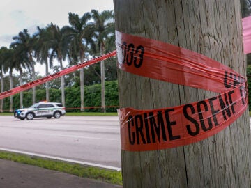 Imagen de archivo de una zona acordonada por la Policía en West Palm Beach, Florida