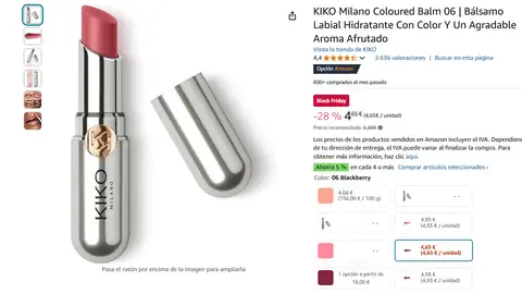 Bálsamo labial KIKO Milano Bálsamo labial KIKO Milano