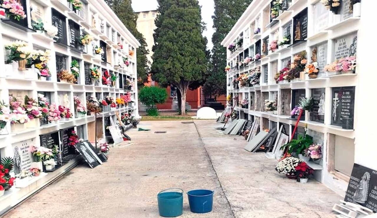 Imagen de archivo de un cementerio