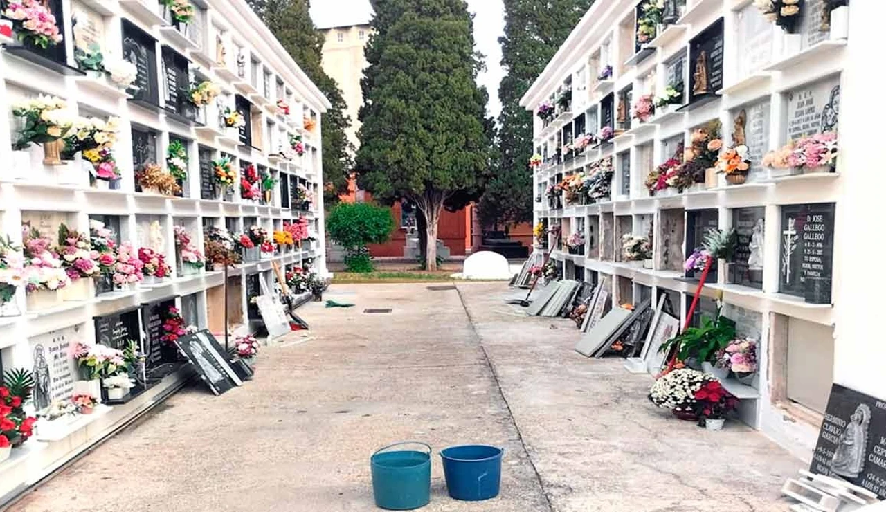 Imagen de archivo de un cementerio