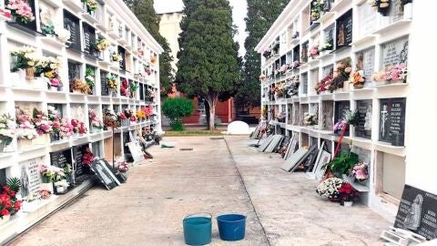 Imagen de archivo de un cementerio