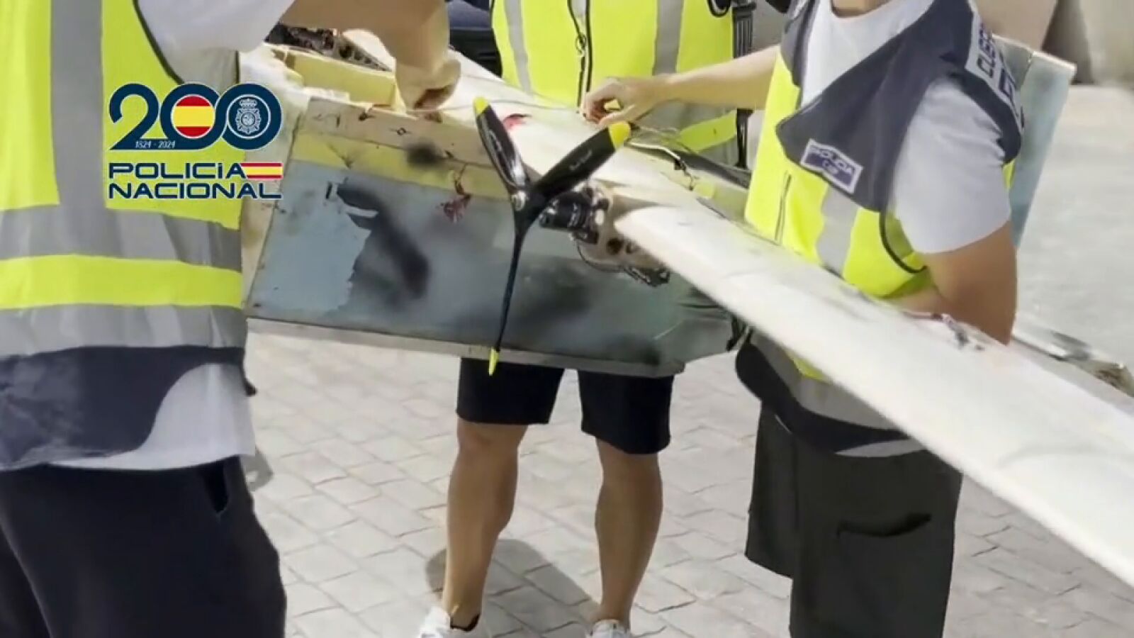 Desmantelada en Algeciras una banda por introducir hachís desde Marruecos con drones fabricados en Ucrania